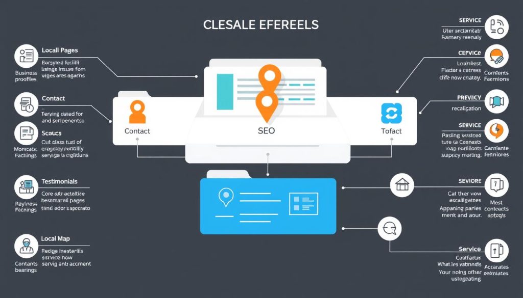 Local website structure