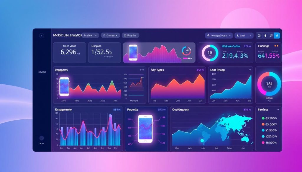 Mobile user analytics dashboard