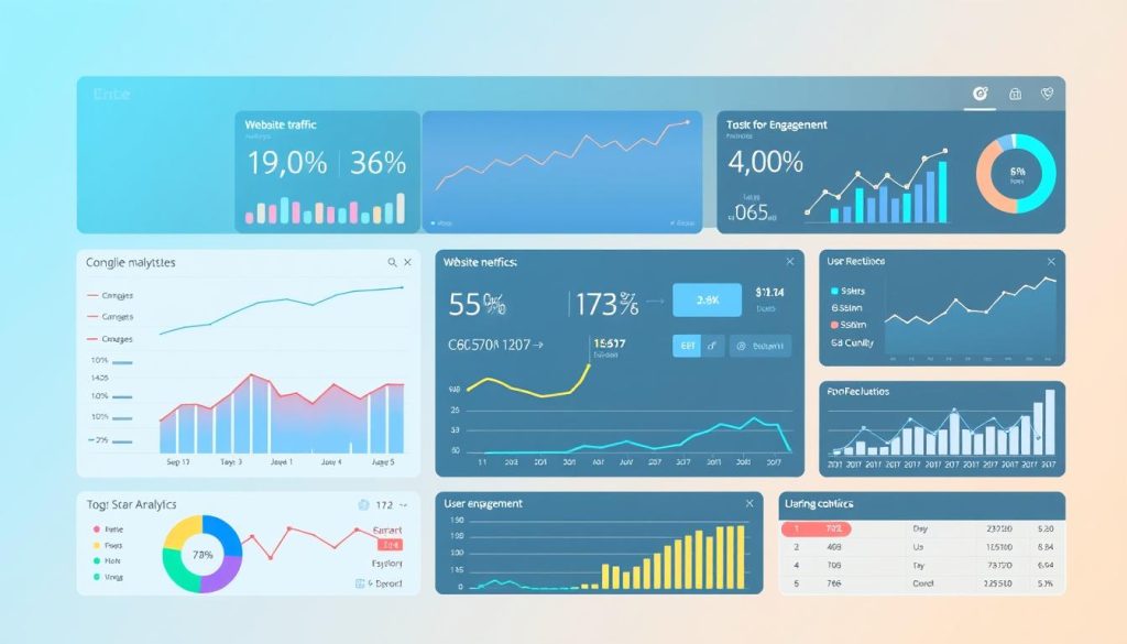 SEO analytics dashboard