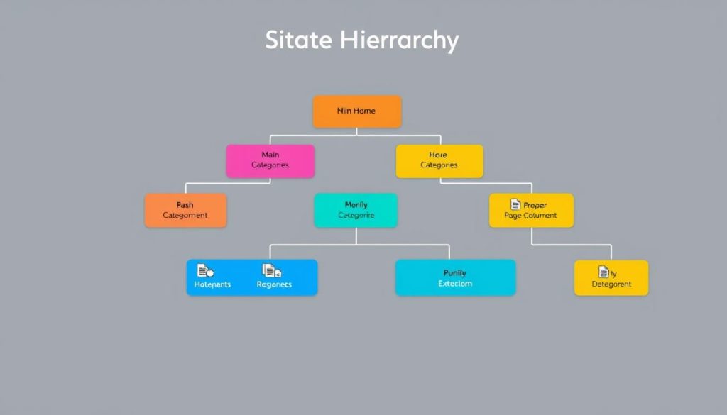 Site hierarchy diagram